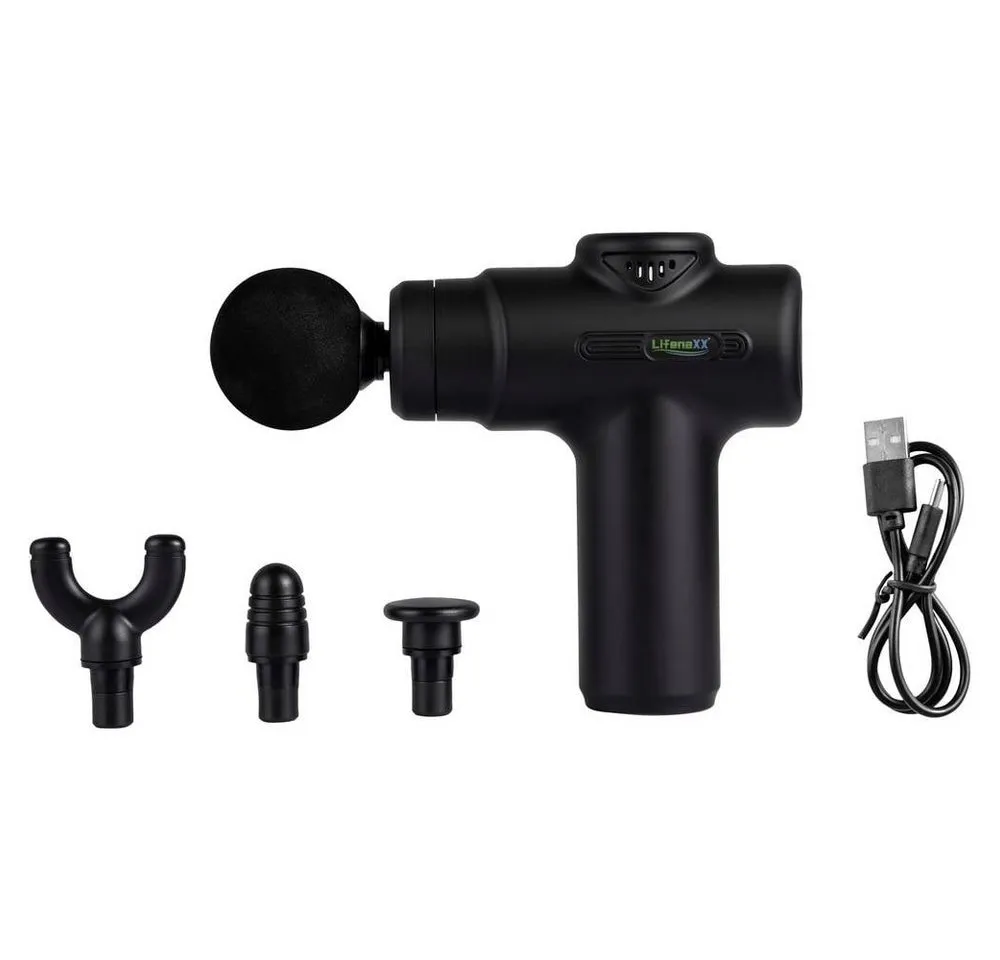 Lifenaxx Massagegerät LX-039 Massagepistole Schwarz 5053