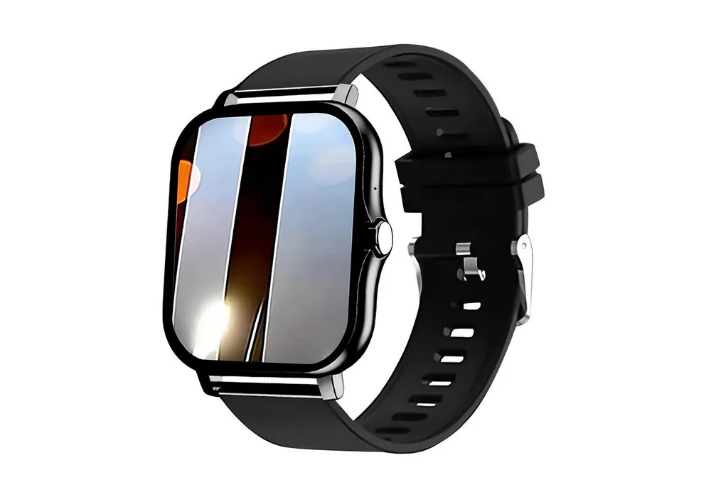 Lige Fitnessuhr Telefonfunktion 1.83 Zoll IP44 Wasserdicht Männer Frauen Smartwatch, Herzfrequenz-, Blutdruck- und Blutsauerstoffüberwachung