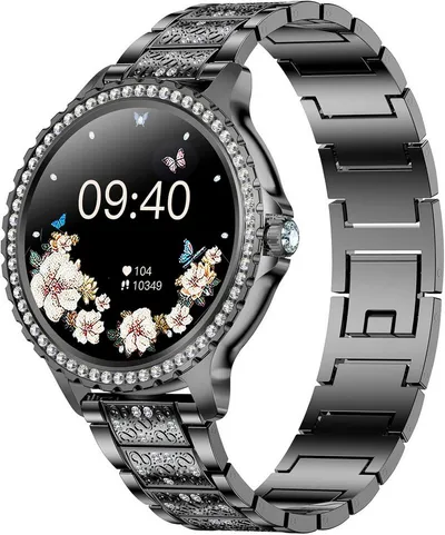 Lige Smartwatch Damen mit Metallband, 1.32 Zoll Fitnessuhr Telefonfunktion Smartwatch, Herzfrequenz Schlafmonitor, IP67 Wasserdicht Schrittzähler