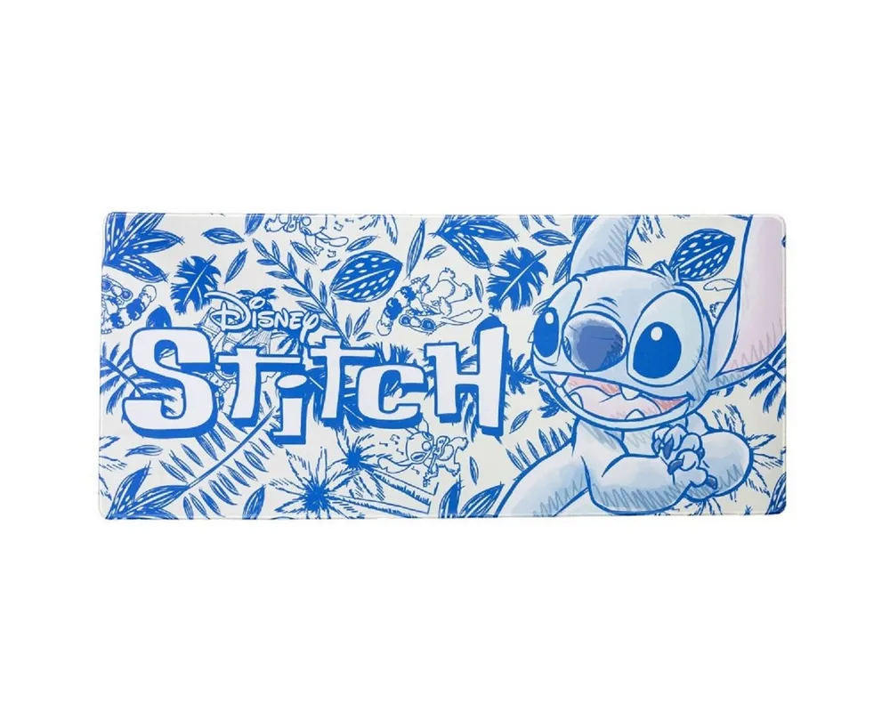 Lilo & Stitch Mauspad - Schreibtischunterlage – XL Schreibtischmatte 78x34 (1-St), Rutschfest