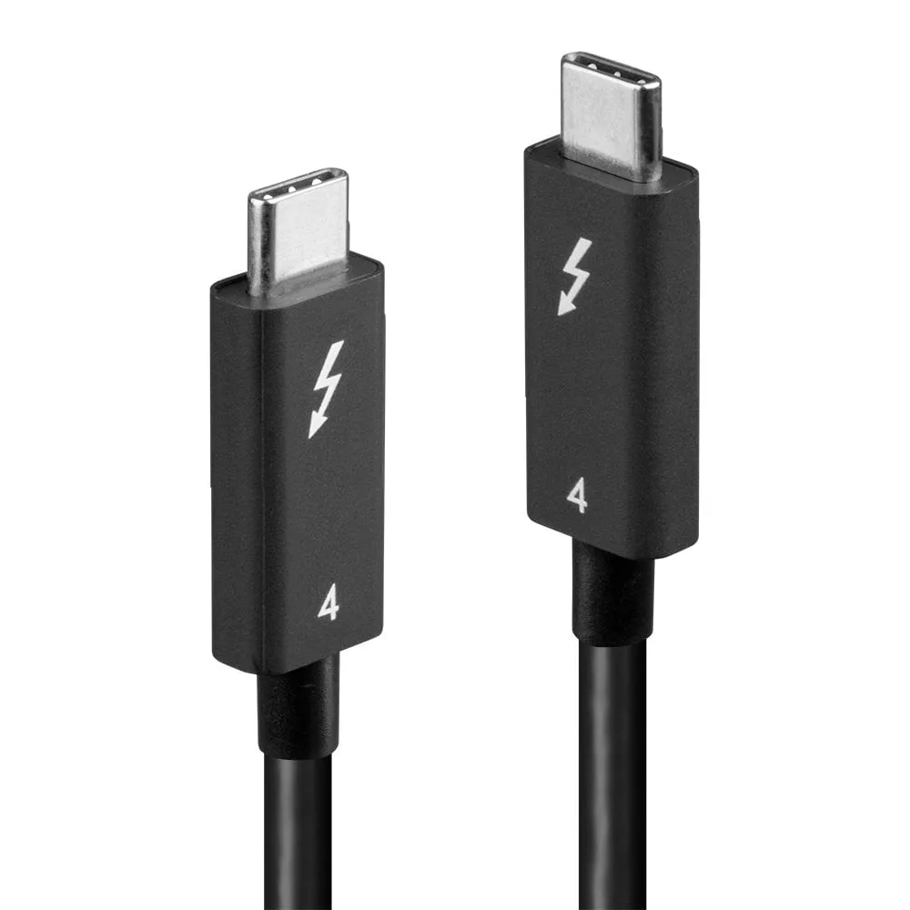 Thunderbolt 4 Kabel Lindy 2 m 40 Gbit/s Schwarz