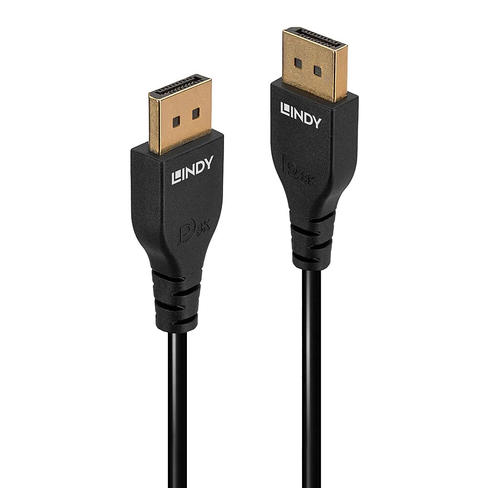 DisplayPort 1.4 Kabel Lindy 2 m Schwarz