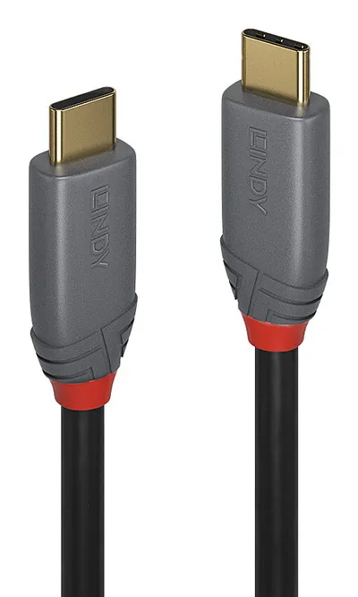 Kabel USB C zu USB C Lindy 3 m USB 3.2 Gen 2 10 Gbit/s Schwarz