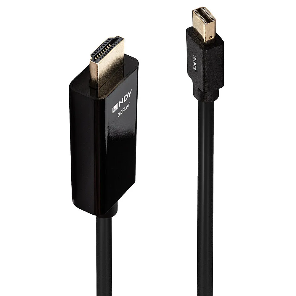 Kabel Mini DisplayPort nach HDMI Lindy 36928 3m 4K Schwarz Plug and Play