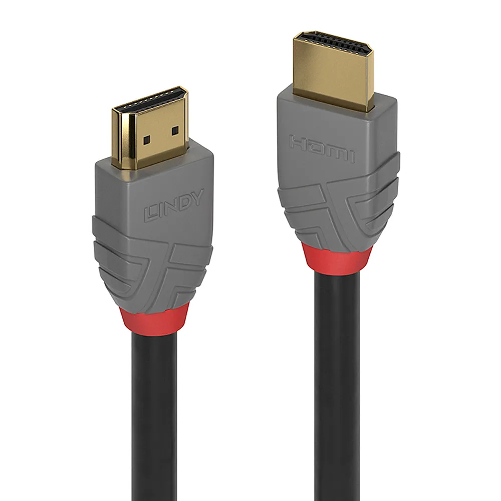 HDMI-Kabel Lindy Anthra Line 0,3 m Schwarz 18 Gbit/s 4K