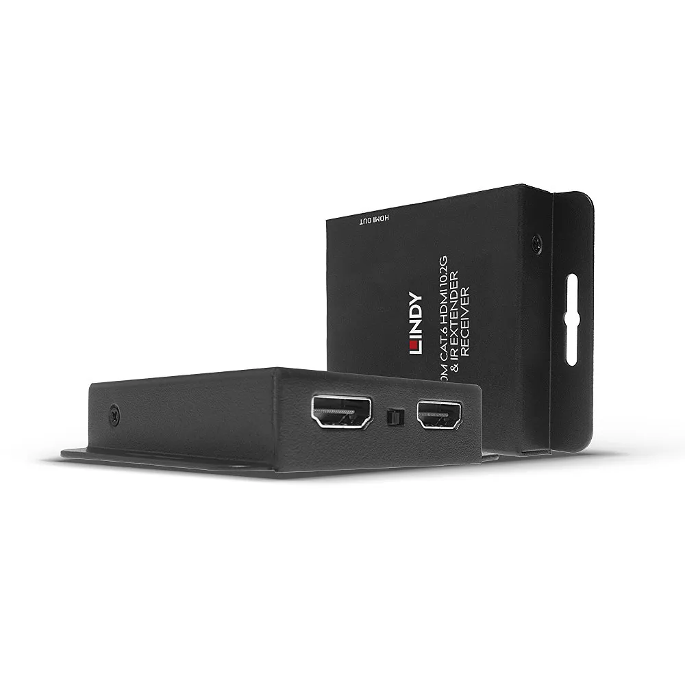 HDMI-Verlängerung 4K Lindy 38208 70m Cat6 Sender Empfänger IR