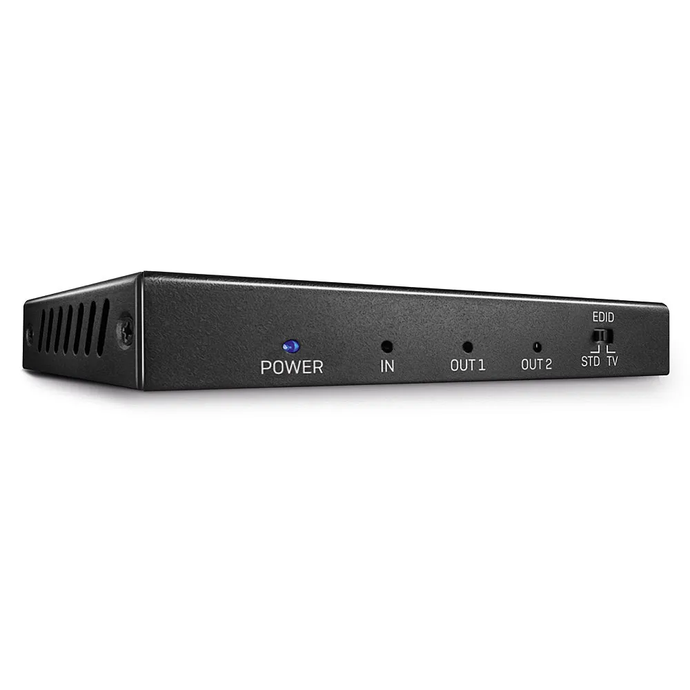 HDMI Splitter Lindy 38235 2 Ausgänge 4K UHD Metall Schwarz