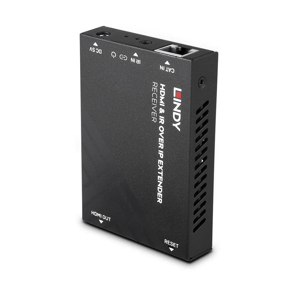 AV-Empfänger Lindy 38399 Audiovideo-Extender 150 m Full HD Schwarz