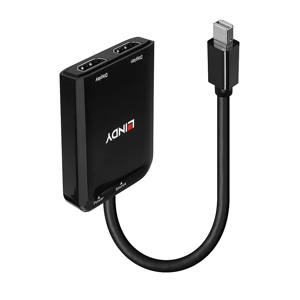 Adapter Lindy 38432 Mini DisplayPort zu HDMI 2.0 4K Ultra HD 30 Hz Schwarz