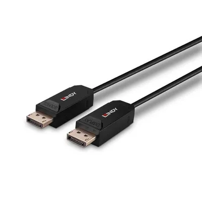DisplayPort 2.0 Kabel Lindy 15 m Schwarz