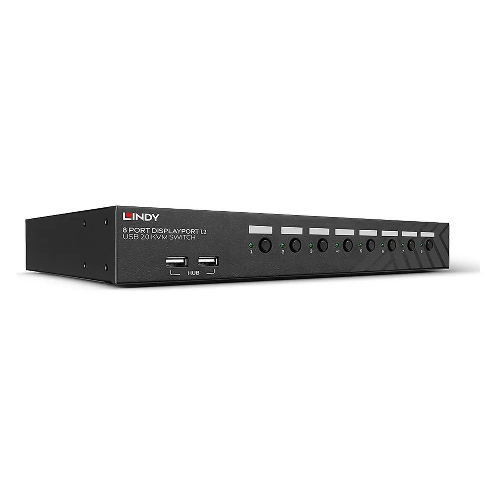 Lindy 8 Port DisplayPort 1.2 USB 2.0 KVM Switch