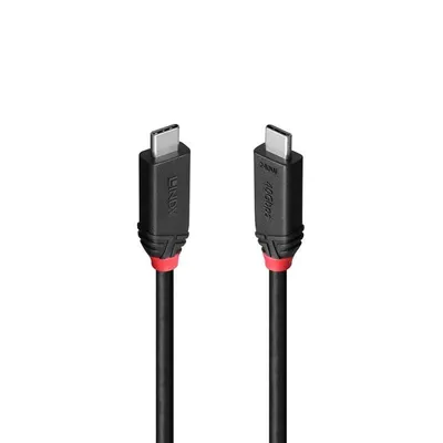 USB4 Gen 3x2 Kabel 1 m USB-C beidseitig 40 Gbit/s Schwarz Power Delivery 240 W