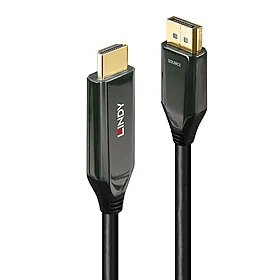 DisplayPort auf HDMI 2.1 Adapterkabel 3 m Lindy Schwarz