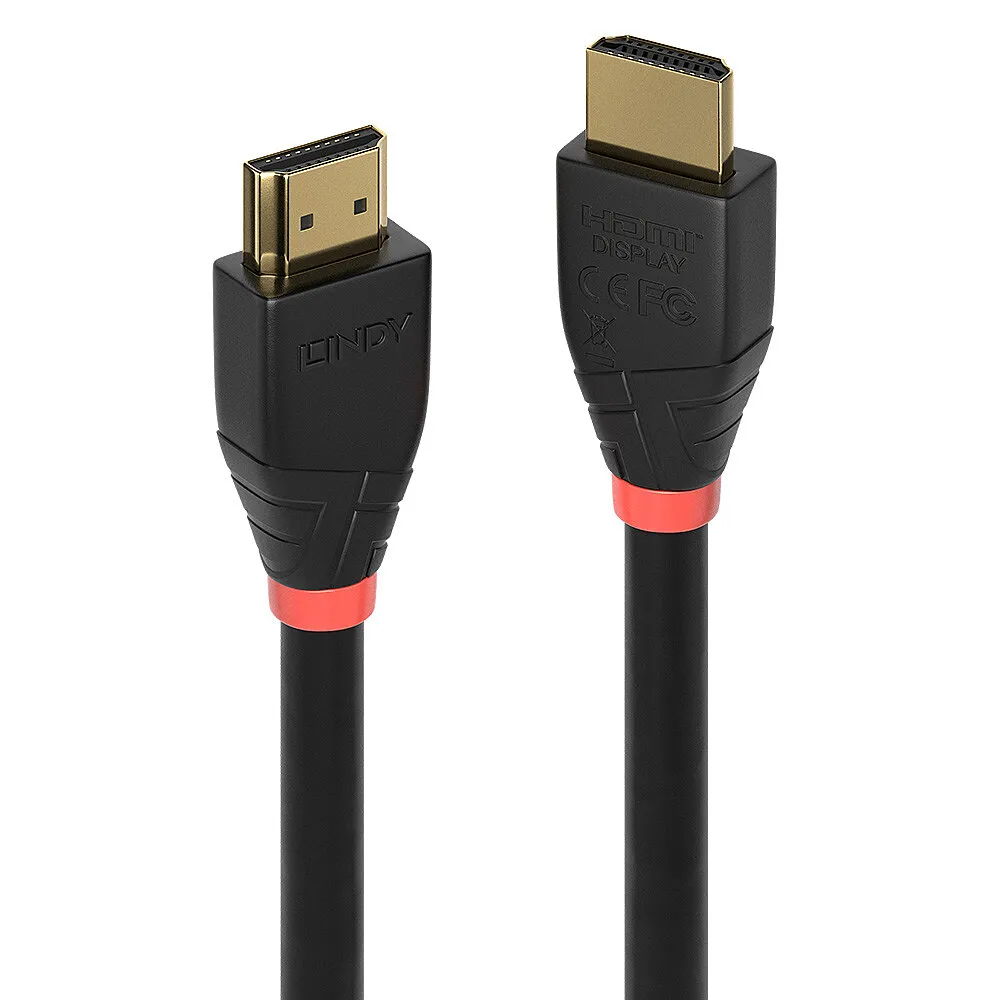 HDMI-Kabel Lindy 41016 7,5 m 18 Gbit/s Schwarz