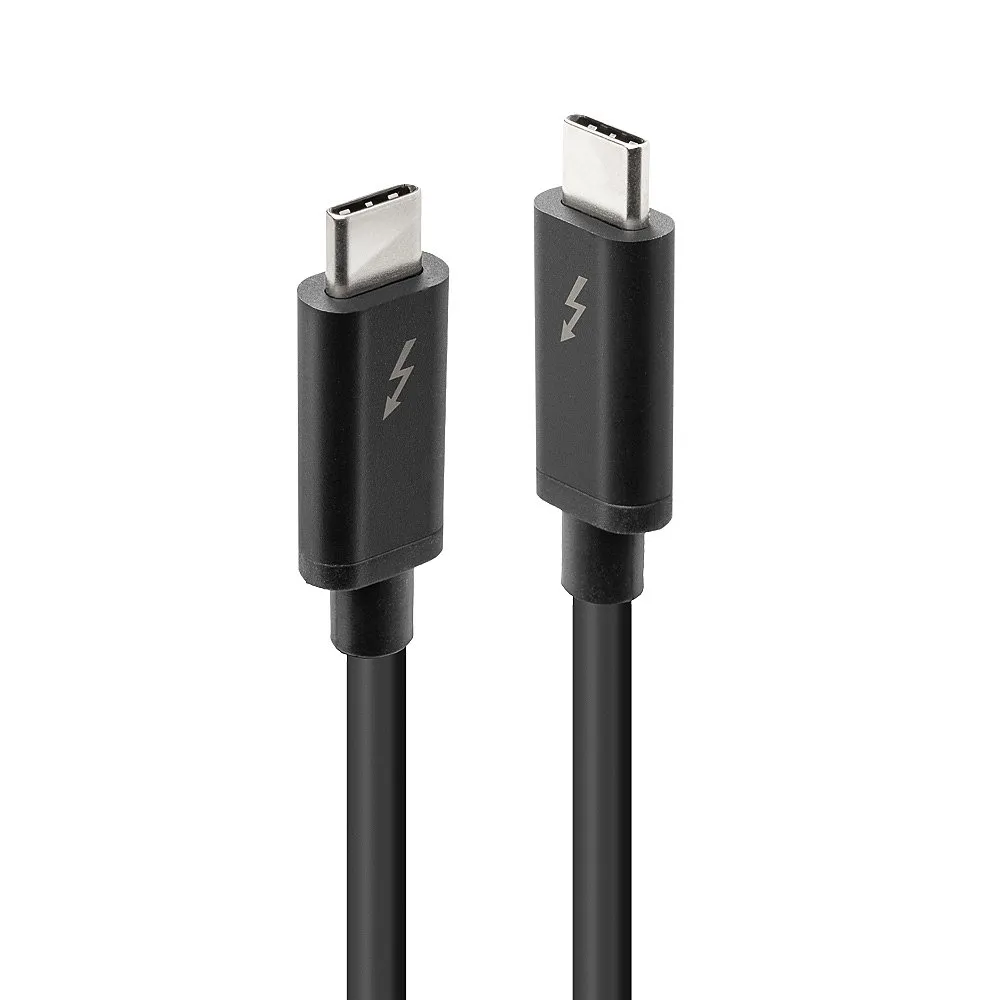 Thunderbolt 3 Kabel Lindy 2 m Schwarz 20 Gbit/s 4096 x 2160