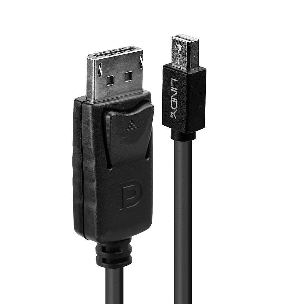 DisplayPort Kabel Lindy 41646 Mini DisplayPort 1.2 2 m Schwarz DisplayPort Kabel Lindy 41646 Mini DisplayPort 1.2 2 m Schwarz