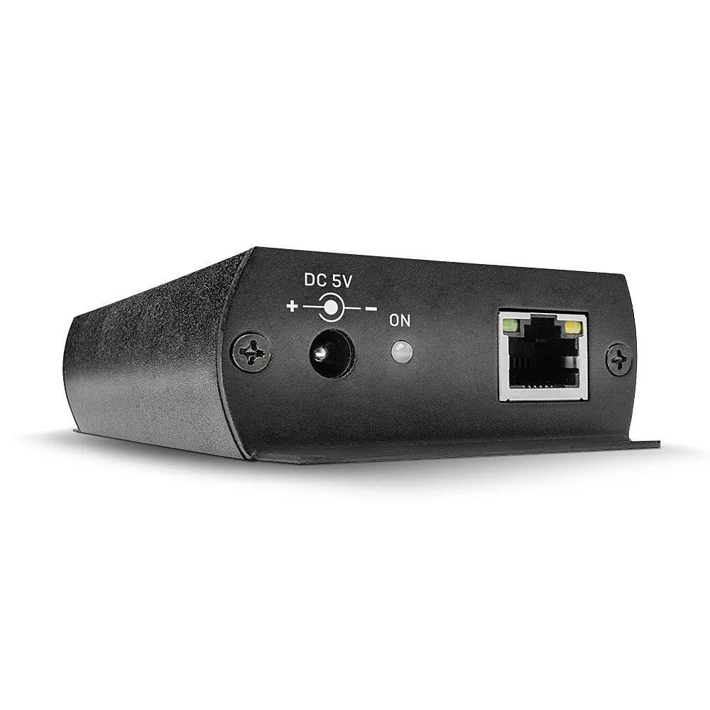 Netzwerk-Repeater Lindy 480 Mbit/s 280 m Cat5e Cat6 Aluminium Schwarz
