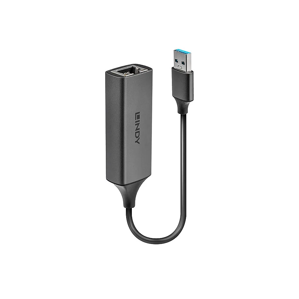 USB Ethernet Adapter Lindy 43298 Alámbrico 5000 Mbit/s Silber USB Ethernet Adapter Lindy 43298 Alámbrico 5000 Mbit/s Silber