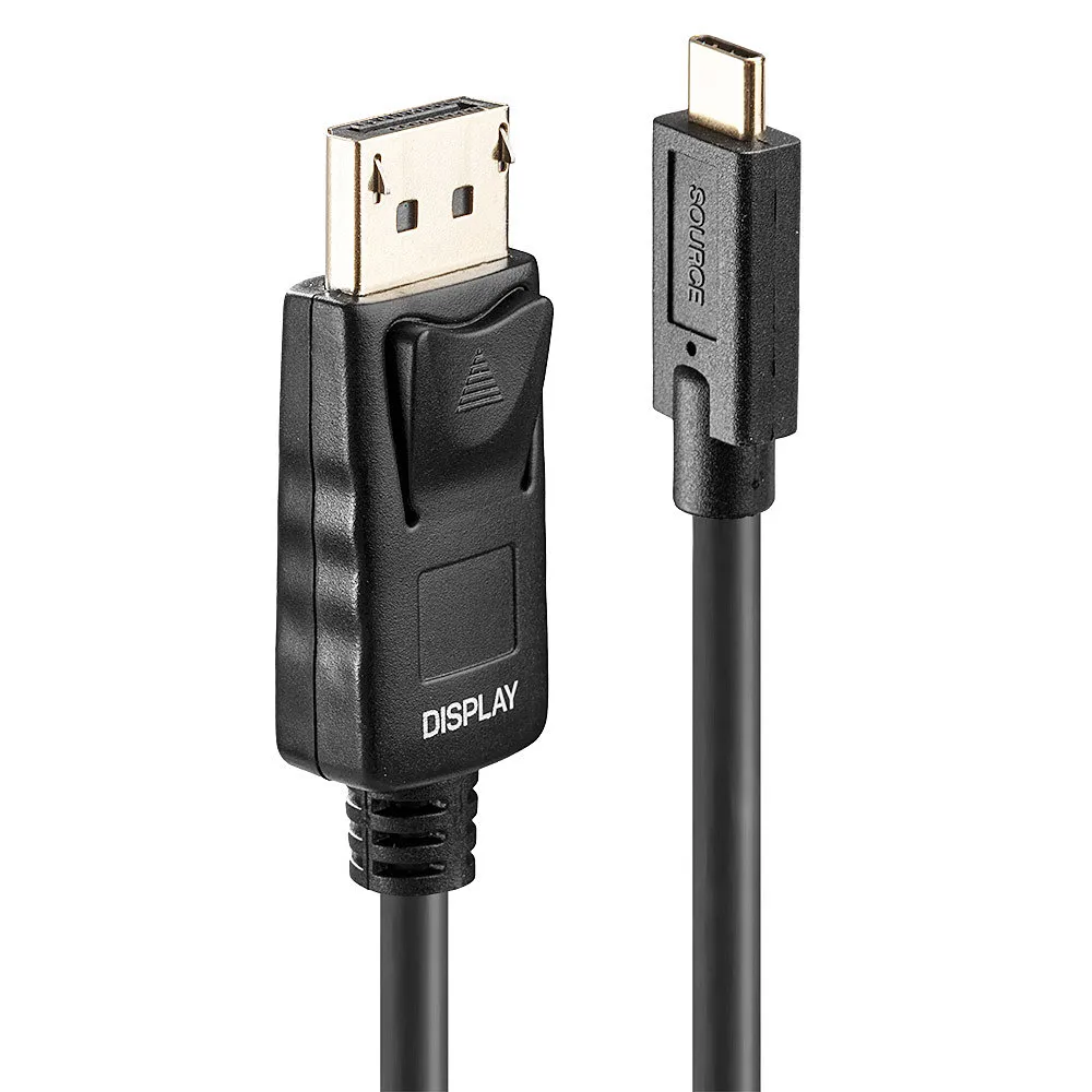 Kabel Adapter USB Type C auf DisplayPort 10 m schwarz Lindy