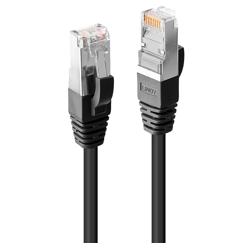 Netzwerkkabel Lindy Cat6 S/FTP 3 m Schwarz