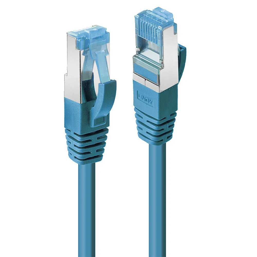Netzwerkkabel Lindy Cat6a S/FTP 5 m blau