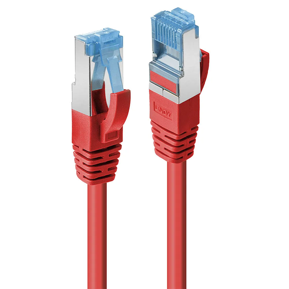 Netzwerkkabel Lindy Cat6a S/FTP 2 m rot
