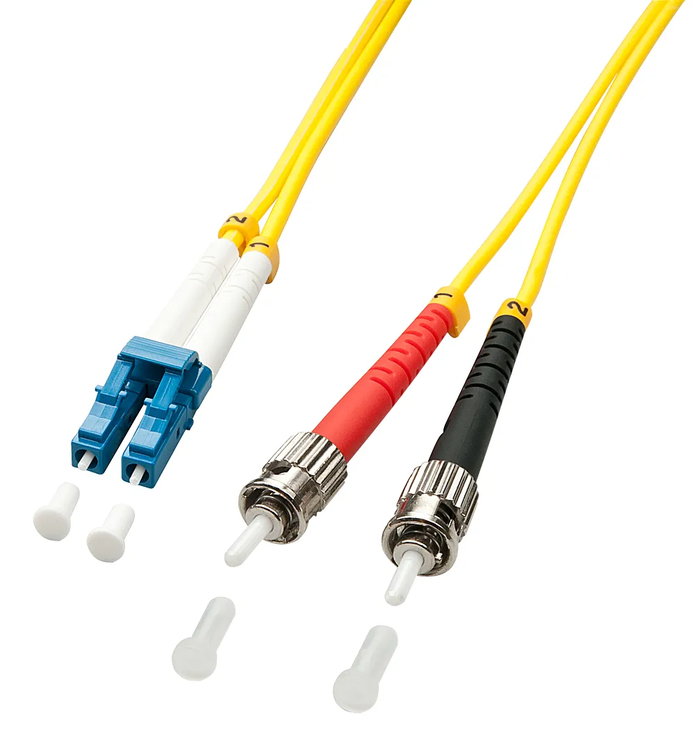 Lindy LC/ST 2 m Singlemode-Glasfaserkabel 9/125 µm