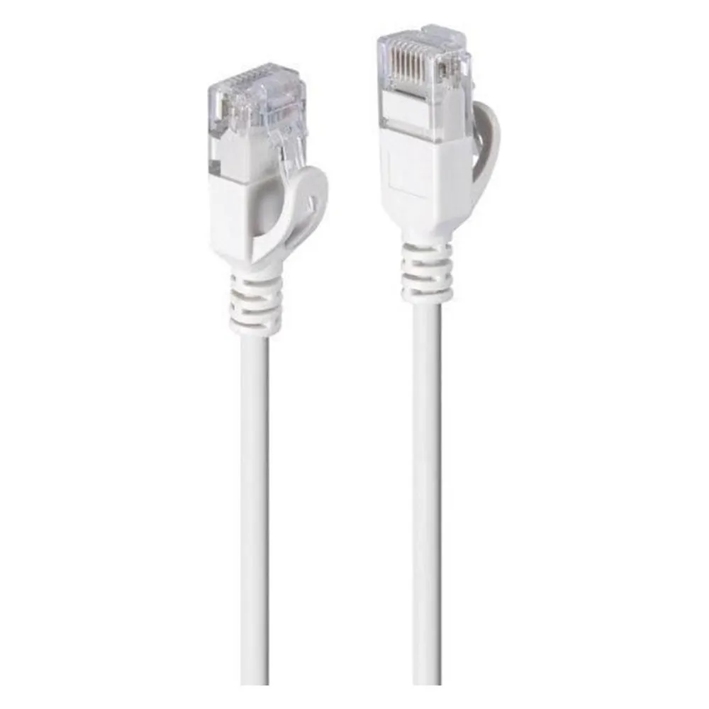 Lindy 2m Cat.6A U/UTP Ultra Slim Netzwerkkabel, grau RJ45-Stecker, 500MHz, Kupfer, 28AWG