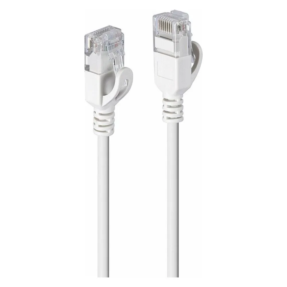 Lindy 0.3m Cat.6A U/FTP Ultra Slim Netzwerkkabel, grau RJ45-Stecker, 500MHz, Kupfer, 30AWG