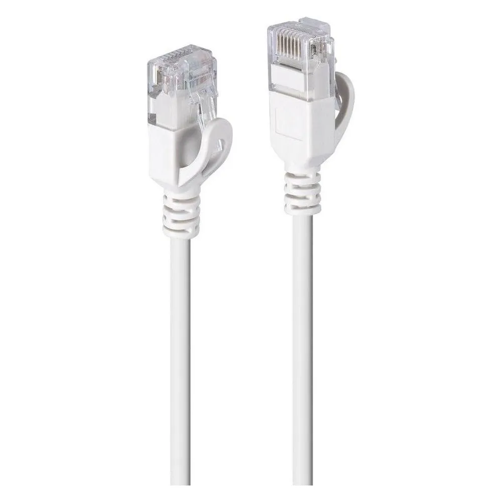 Lindy 0.5m Cat.6A U/FTP Ultra Slim Netzwerkkabel, grau RJ45-Stecker, 500MHz, Kupfer, 30AWG