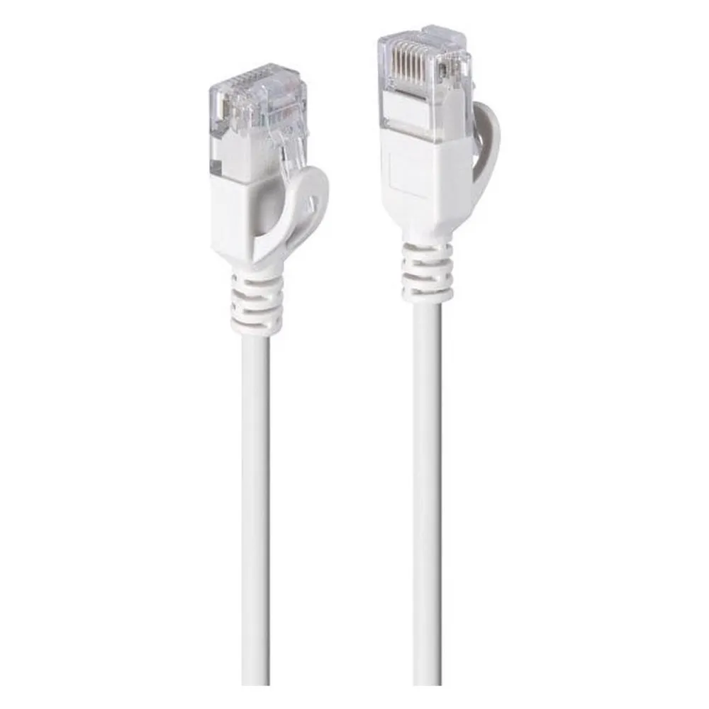 Lindy 1m Cat.6A U/FTP Ultra Slim Netzwerkkabel, grau RJ45-Stecker, 500MHz, Kupfer, 30AWG
