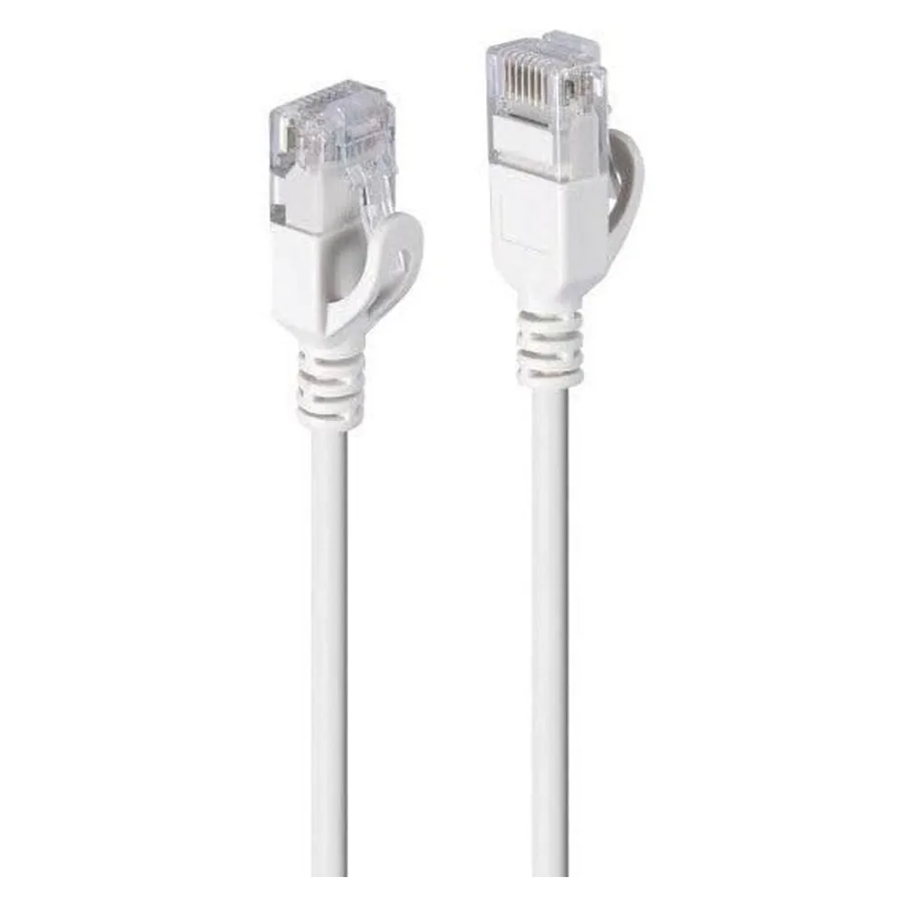 Lindy 1.5m Cat.6A U/FTP Ultra Slim Netzwerkkabel, grau RJ45-Stecker, 500MHz, Kupfer, 30AWG