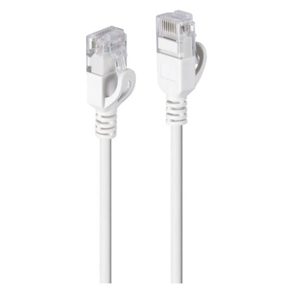 Lindy 3m Cat.6A U/FTP Ultra Slim Netzwerkkabel, grau RJ45-Stecker, 500MHz, Kupfer, 30AWG