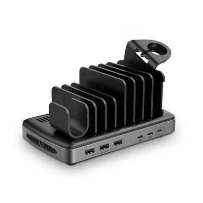 Steckdosenleiste Lindy 73436 6 USB-A und USB-C Ports mit Schutz und LED