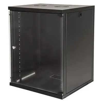 Link Zubehör LK1918U66N Rack 18U Wandmontage Schwarz