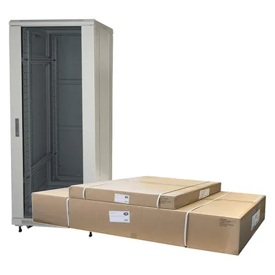 Link 19-Zoll-Rack-Schrank, 27 HE, 1388 x 600 x 600, Farbe