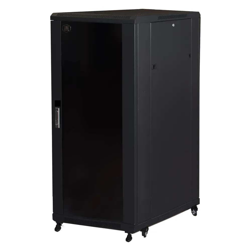 Link Zubehör LK1927U68N 27U-Rack, freistehendes Rack, schwarz