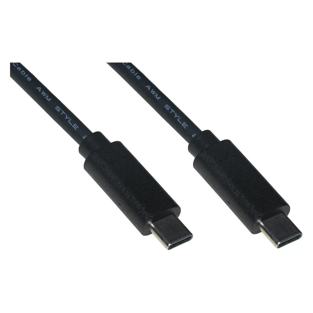 Link Zubehör LKCC21 USB-Kabel 1 m USB 3.2 Gen 2 (3.1 Gen 2) USB C Schwarz