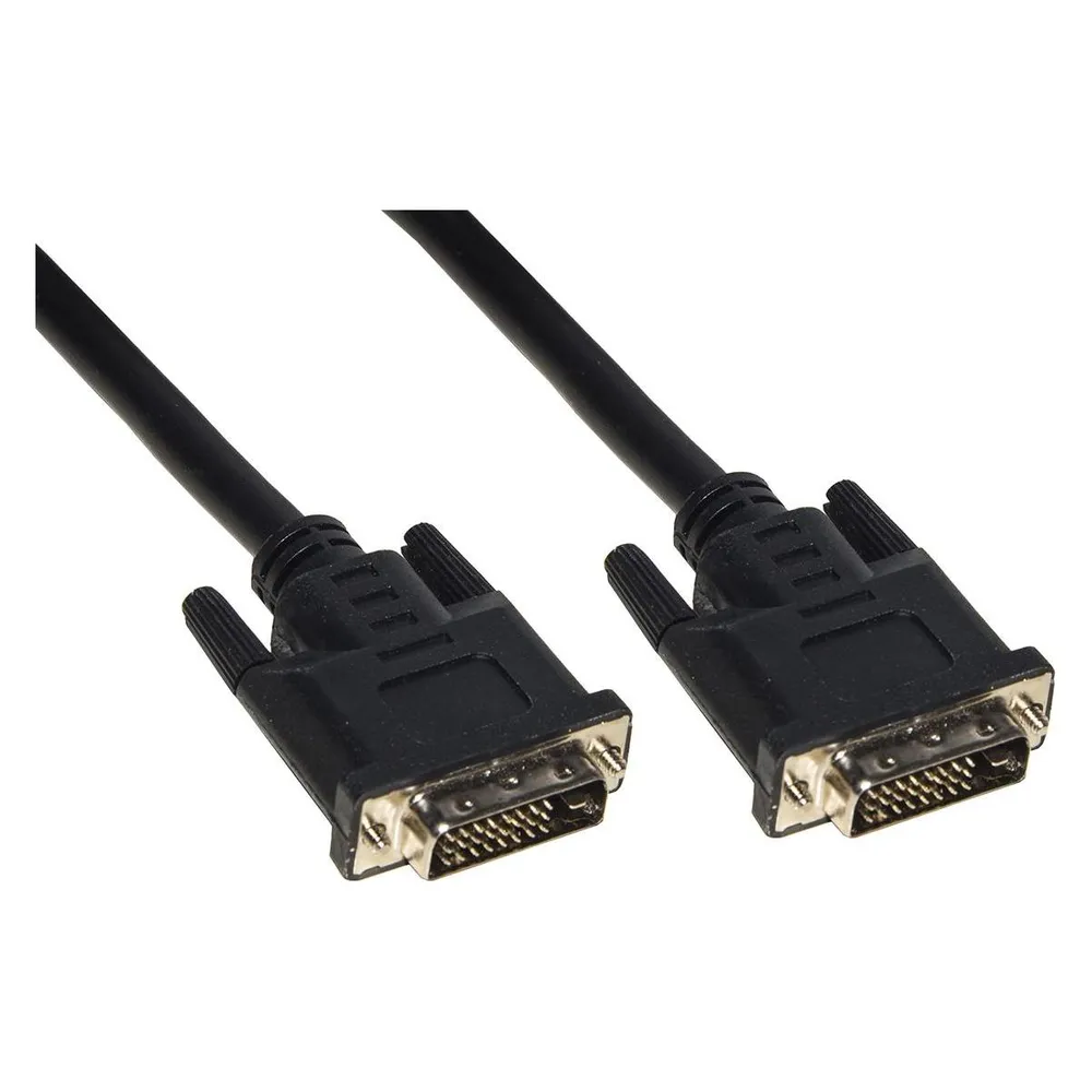 Link Zubehör LKCDVI20 DVI-Kabel 2 m DVI-D Schwarz
