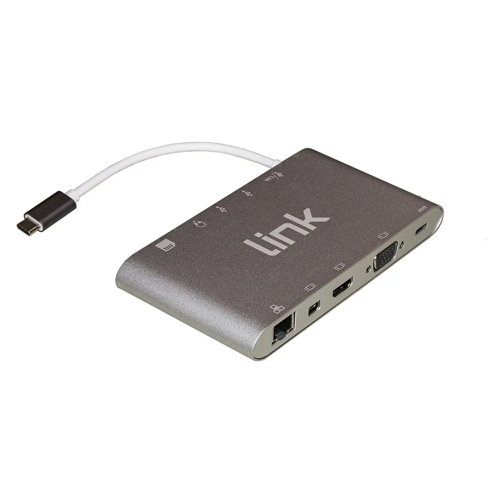 Link LKDOCK7 Docking Station Usb-C 11 Ports