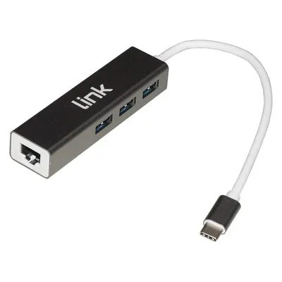 Link USB-C-Hub mit 3 USB-Anschlüssen