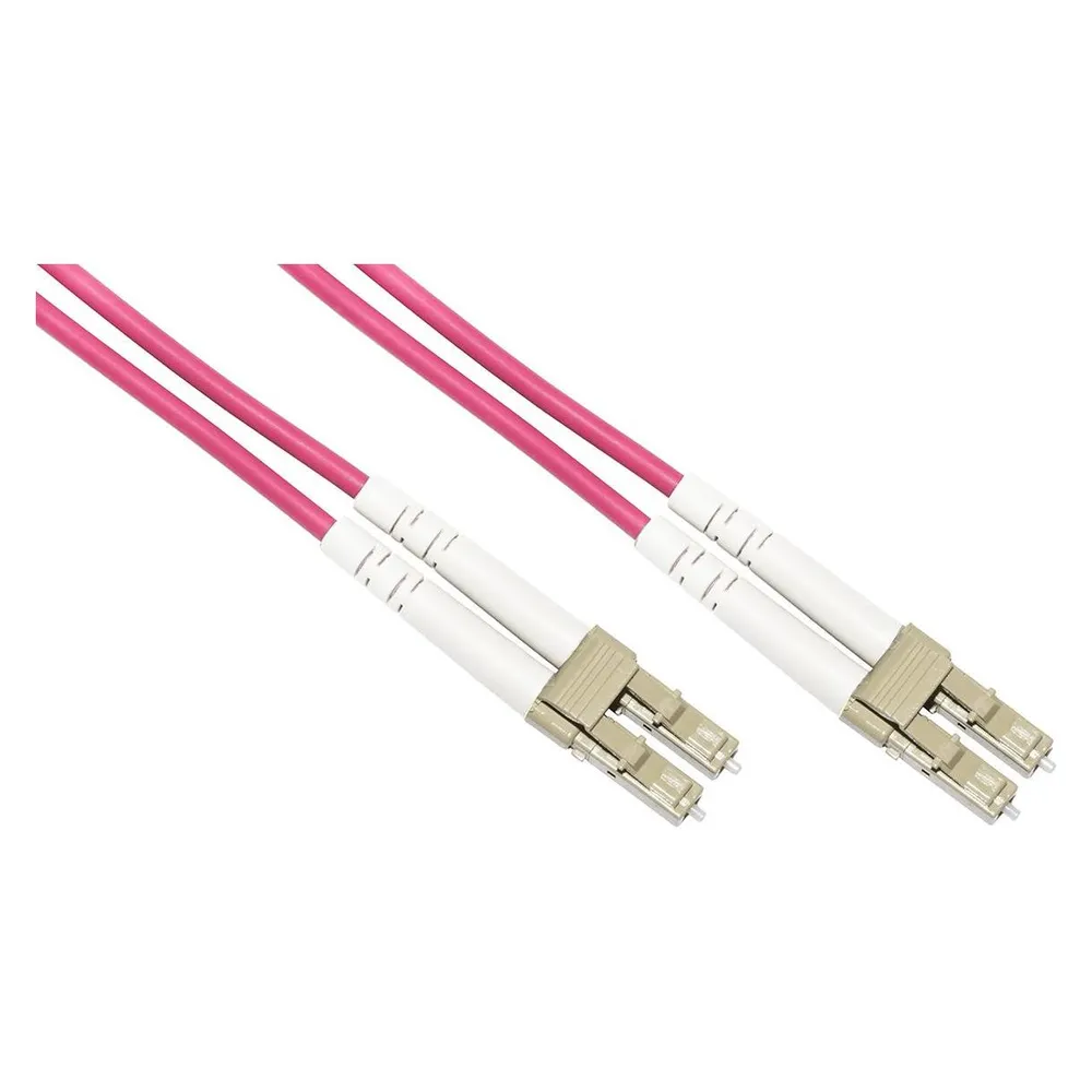 Link Zubehör LKLCLC4503B Lichtwellenleiterkabel 3 m LC OM4 Rosa