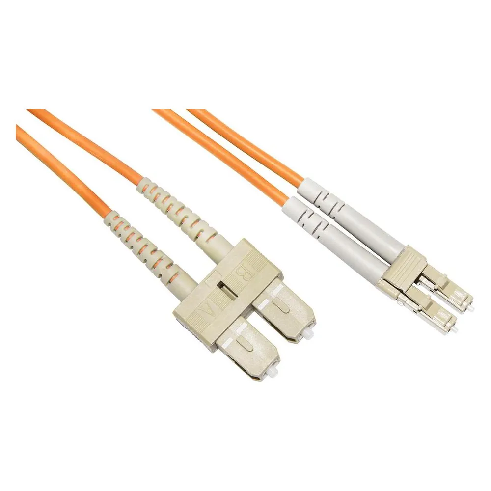 Link Zubehör LKLCSC2501 Lichtwellenleiterkabel 1 m 2x LC 2x SC OM2 Orange