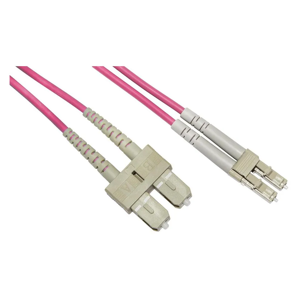 Link Zubehör LKLCSC4505 Lichtwellenleiterkabel 5 m LC SC OM4 Lila