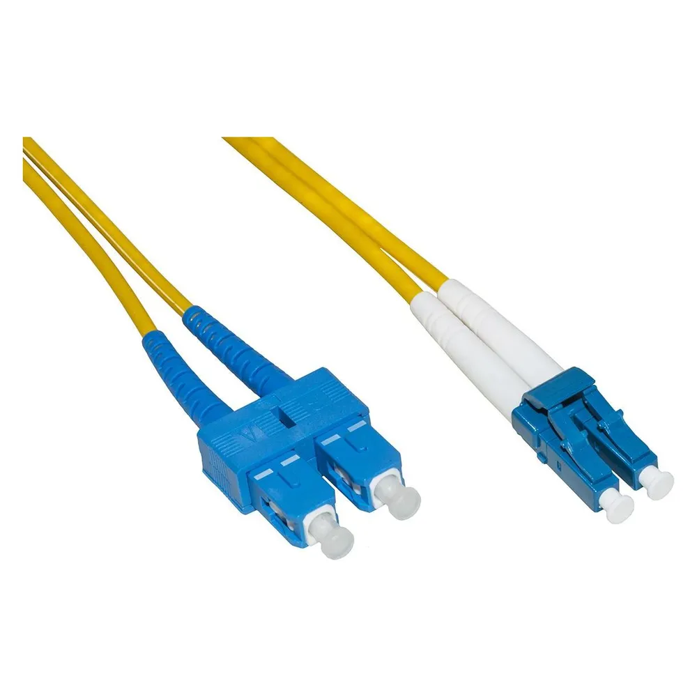 Link Zubehör LKLCSC905 Lichtwellenleiterkabel 5 m 2x LC 2x SC OS2 Gelb