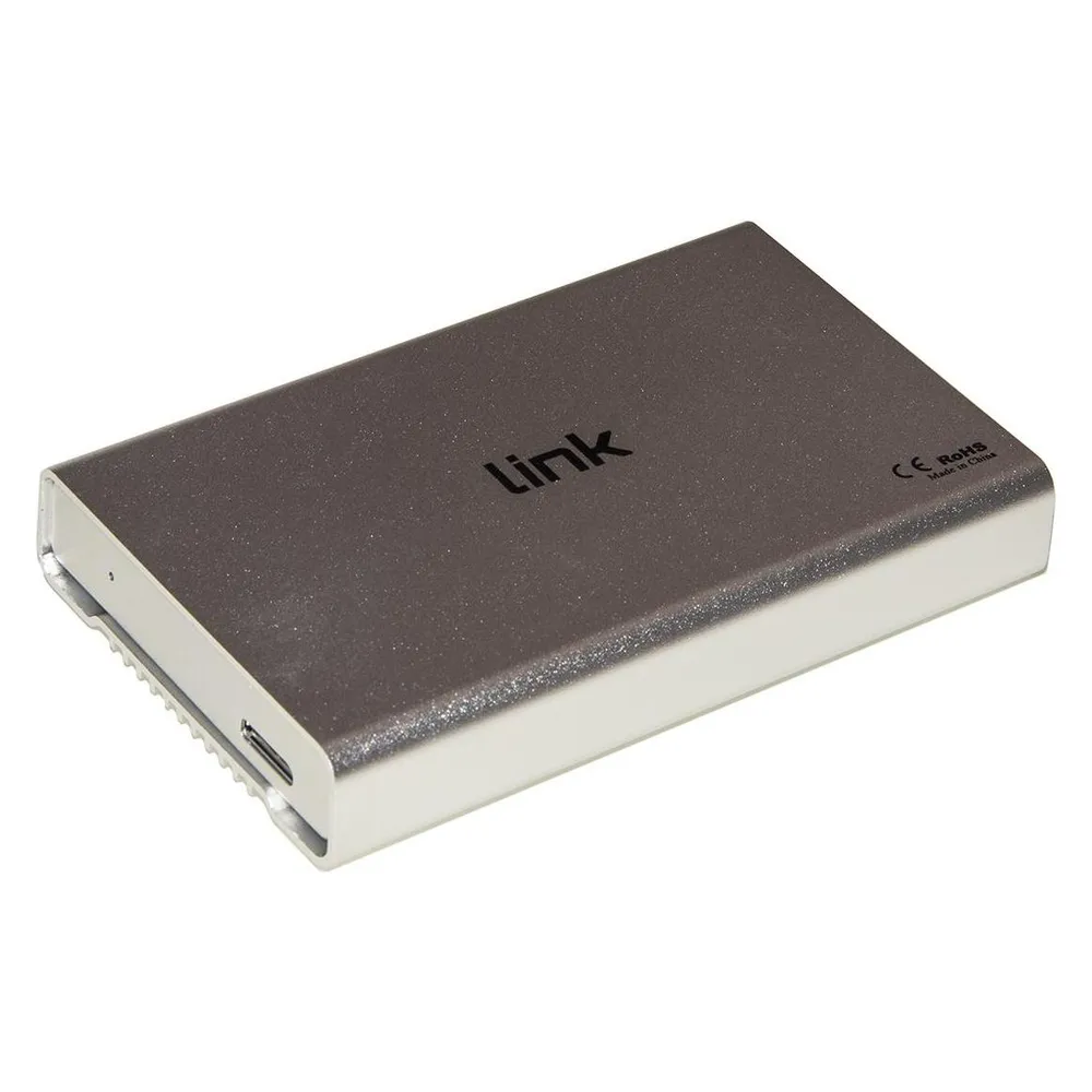 Link Zubehör LKLOD254 Storage Drive Enclosure HDD Silber, Weiss 2,5'