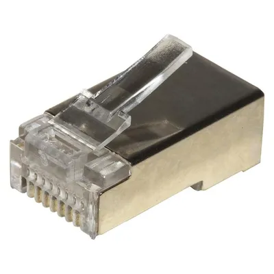 Link Paket 100 Stecker 8-polig Kat (Netzwerkkabel Stecker)