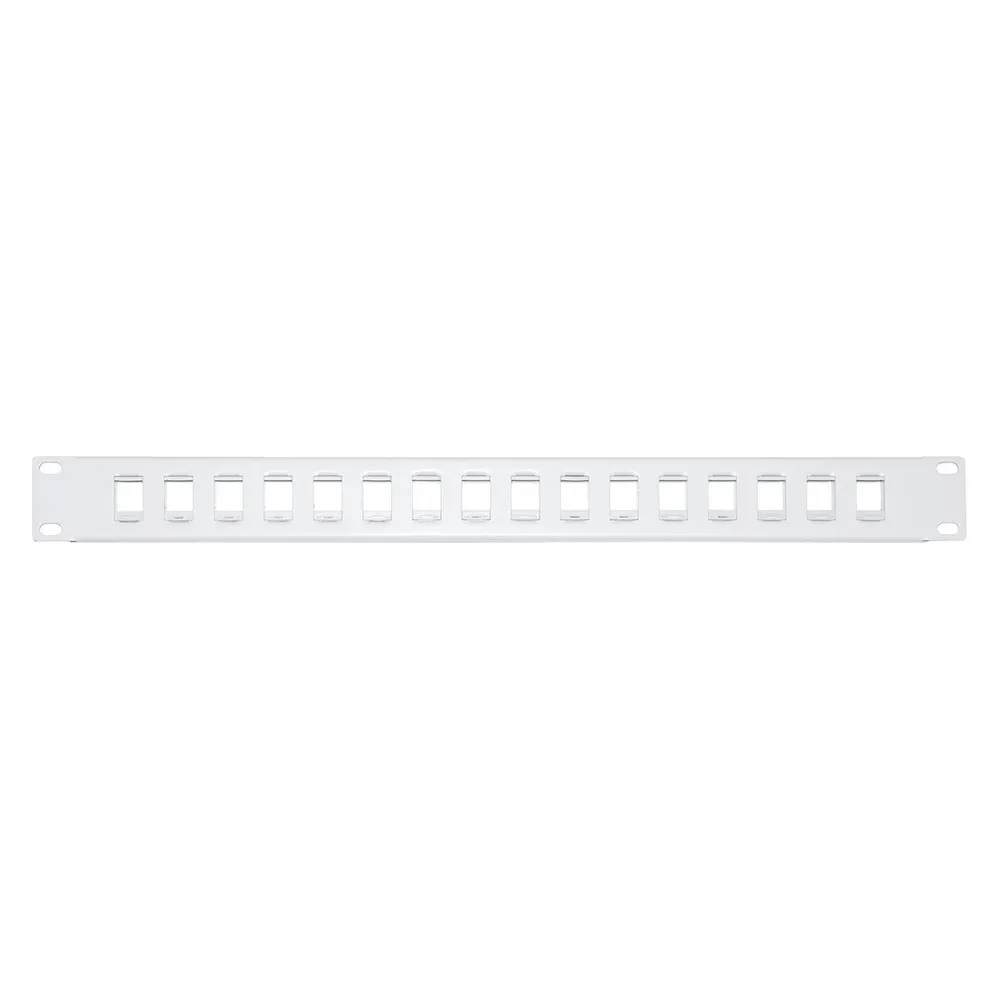 Link leeres Patchpanel Farbe grau 16