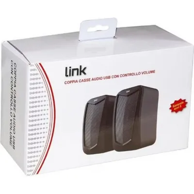 Lautsprecher LINK PC USB 5 W kompakt und leistungsstark schwarz