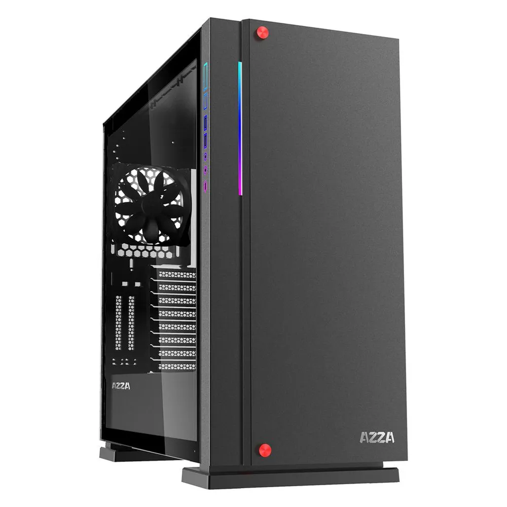 Linkworld Geh Fulltower ATX Zircon 7000B B/Win-Glas 2xUSB 3.0 - Full Tower - PC - Metall -